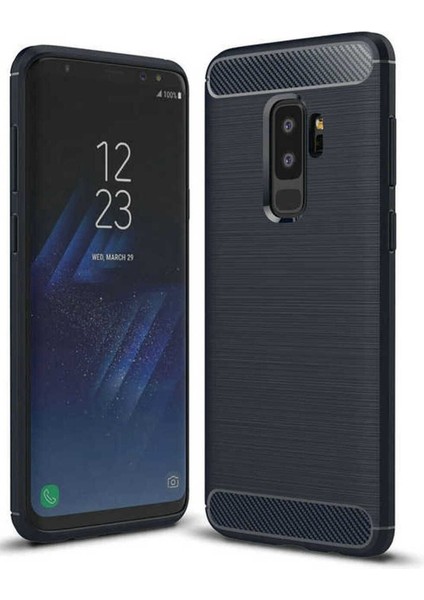 Samsung Galaxy S9 Plus Uyumlu Kılıf Room Silikon Kapak, Lacivert