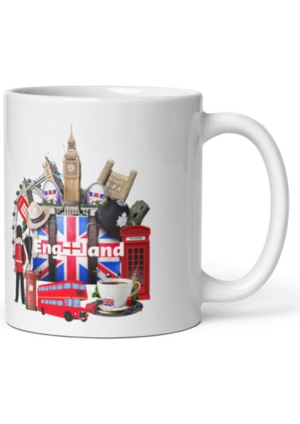 Ingiltere Hediye Kutusu 10 Parça Kupa Magnet Anahtarlık Kutu modelleri