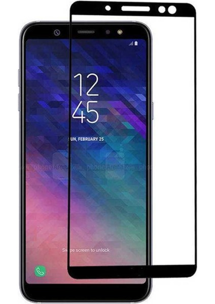 Samsung Galaxy A6 2018 Uyumlu Kenarları Kırılmaya Dayanıklı Cam Ekran Koruyucu fiyatları