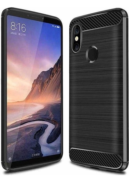 Xiaomi Mi Max 3 Uyumlu Kılıf Room Silikon Kapak, Siyah