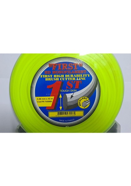 Misina Motorlu Tırpan Misinası 3.3mm 43MT 6 Köşe Sarı GİZİMAK modelleri