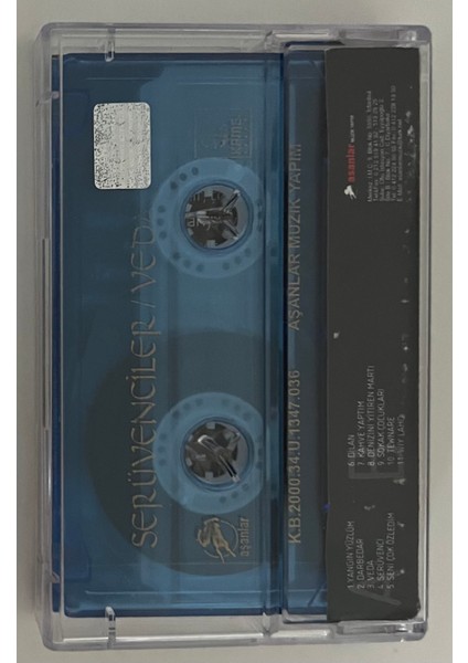 Aşanlar Müzik Serüvenciler Veda Kaset (Orjnal Dönem Baskı Kaset)