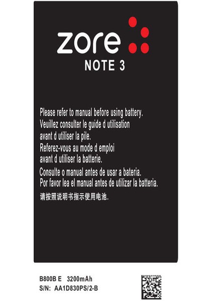 Samsung Galaxy Note 3 3200 Mah Quality Batarya