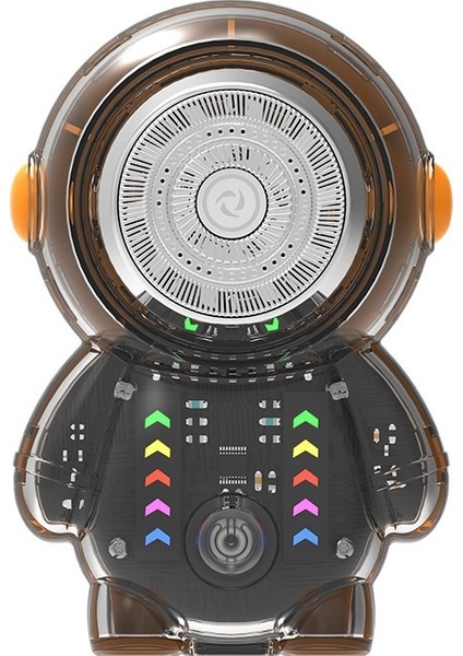 Şeffaf Işıklı Astronot Elektrikli Tıraş Makinesi (Yurt Dışından)