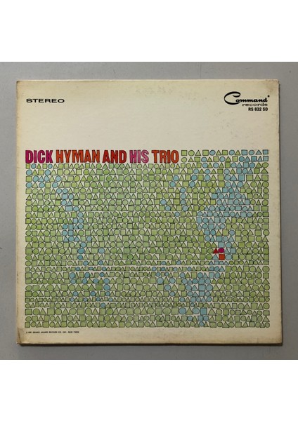 Dick Hyman And His Trio The Dick Hyman Trio Lp Plak (Orjnal 1961 Dönem Amerika Baskı Plak)