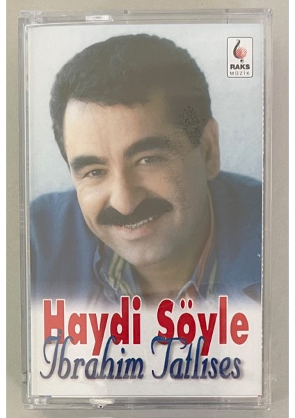 Ibrahim Tatlıses Haydi Söyle Kaset (Jelatininde Sıfır Orjnal Dönem Baskı Kaset)
