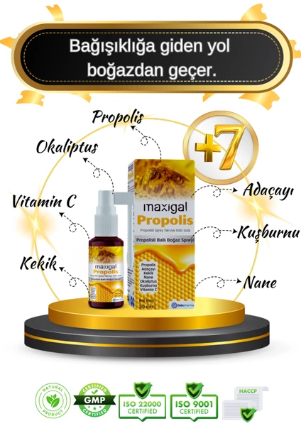 Propolisli Ballı Boğaz Spreyi 30 Ml