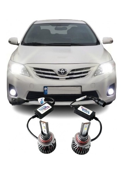 Toyota Corolla E150 LED Kısa Far Ampulü Mono Hb4 9006
