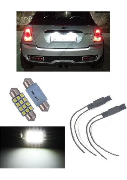 Mını Cooper LED Plaka Aydınlatma Seti 39MM Sofit