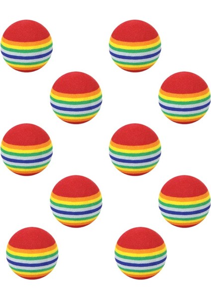 10 Oyuncak Top Küçük Sünger Golf Uygulama 38MM (Yurt Dışından)