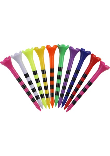 10X Golf Tees Açı Golfçü Için Hediye Başlayanlar Erkekler Kadınlar 70MM (Yurt Dışından) modelleri