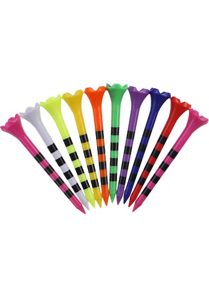 10X Golf Tees Açı Golfçü Için Hediye Başlayanlar Erkekler Kadınlar 70MM (Yurt Dışından) fırsatları