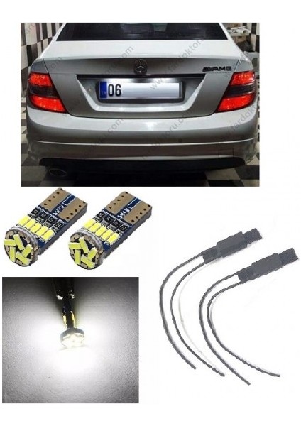 Mercedes C180 LED Plaka Ampul Seti W204 T10