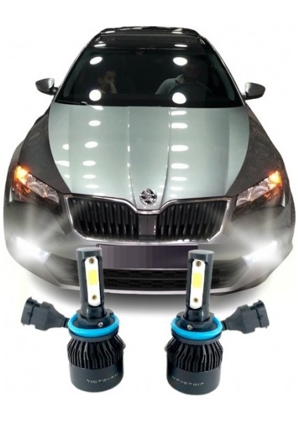 Skoda Superb LED Sis Farı Ampulu Duo H8