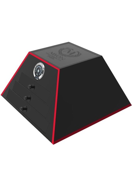Myon Paris Pyramid Humidor Puro Kutusu Mat Siyah 50's