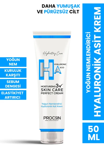 PROCSIN Yoğun Nemlendirici Hyaluronik Asit Krem 50 ML