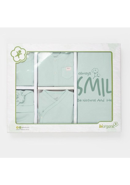 Waffle Smile Hastane Çıkışı 10'lu Set Mint Yeşili