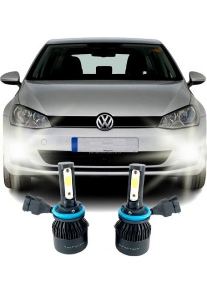 Vw Golf 7 LED Sis Farı Ampulü Duo H11