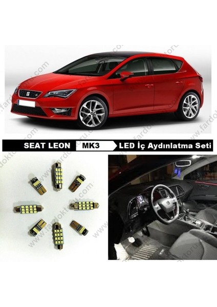 Seat Leon Mk3 LED Iç Aydınlatma Ampul Seti