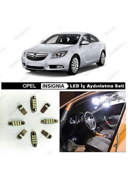 Opel Insıgnıa Beyaz LED Iç Aydınlatma Ampul Seti