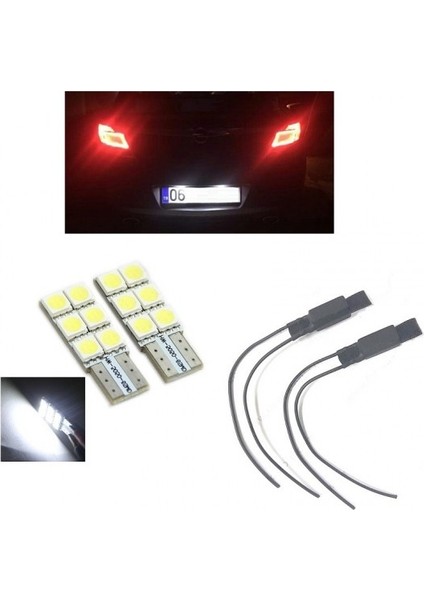 Opel Insıgnıa LED Plaka Aydınlatma Seti T10