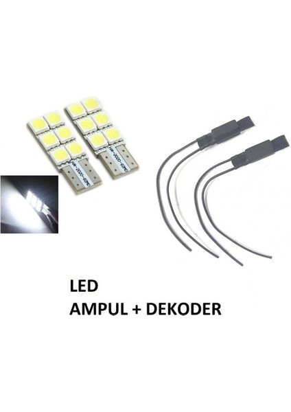 Opel Insıgnıa LED Plaka Aydınlatma Seti T10 fiyatları