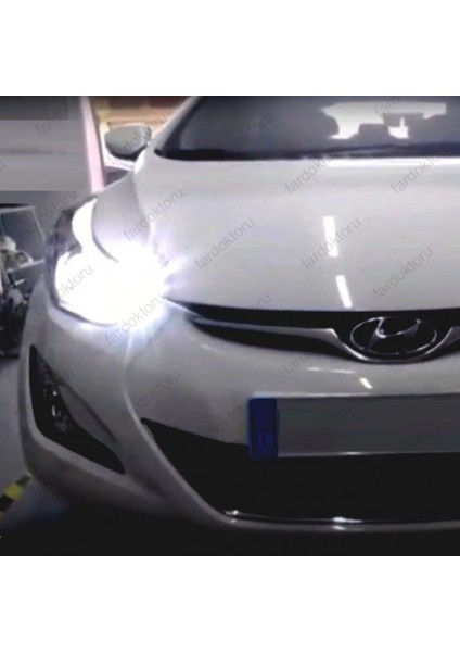 Hyundaı Elantra LED Uzun Far Mapulü H7 Mono