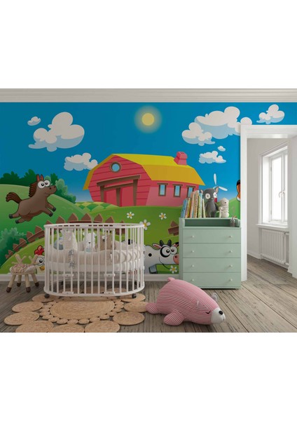 Çiftlik Çocuk Çocuk Odası Duvar Kağıdı Baskı fiyatları