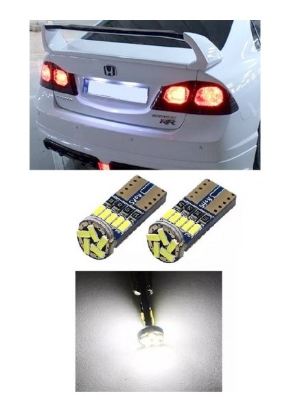 Honda Cıvıc Fd6 LED Plaka Lambası Aydınlatma Ampulü T10