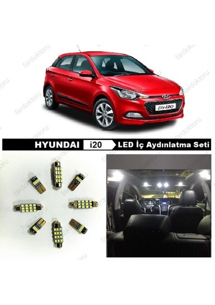 Hyundaı I20 LED Iç Aydınlatma Ampul Seti Beyaz