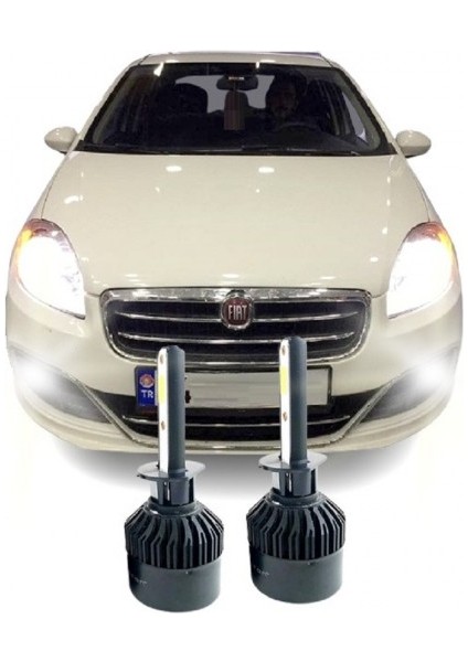 Fıat Lınea Sis Farı LED Xenon Oto Ampulü H1 Duo