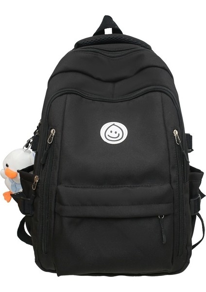 Ortaokul Öğrencileri ve Üniversite Öğrencileri Için Basit, Çok Katmanlı Niş Tasarımlı, Yükü Azaltan Sırt Çantası (Yurt Dışından)