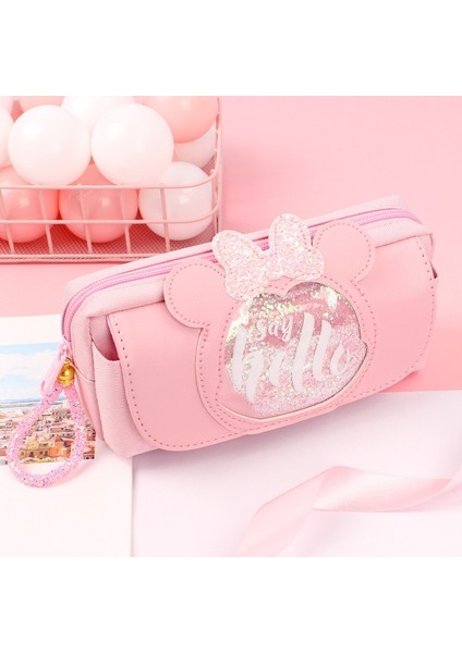 Sevimli Kızlar Büyük Kapasiteli Kırtasiye Kutusu Çok Fonksiyonlu Kalem Kutusu (Yurt Dışından)