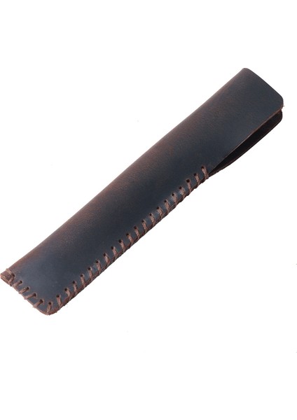 Sığır Derisi Kalem Kapağı Kalem Çantası Kişiselleştirilmiş Retro El Yapımı Birinci Katman Sığır Derisi Kalem Koruyucu Kapak (Yurt Dışından)