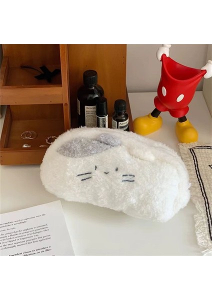 Naihuhu Peluş Kalem Çantası, Sevimli, Güzel Görünümlü, Çok Işlevli, Büyük Kapasiteli Saklama Çantası (Yurt Dışından)