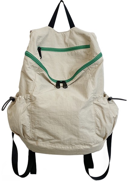 Yıkanmış Naylon Hafif Büyük Kapasiteli Kız Üniversite Öğrencisi Sırt Çantası Açık Hava Seyahati Sırt Çantası (Yurt Dışından)