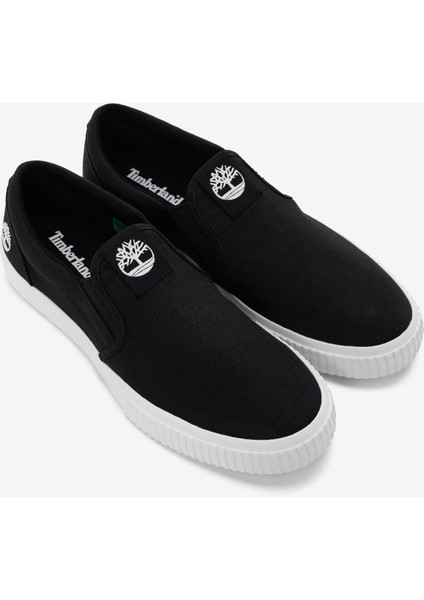 LOW SLIP ON SNEAKER Erkek Black Canvas Sneaker TB0A662WEK71 indirimleri