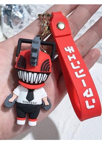 Chainsaw Man Japon Anime Denji Figür Anahtarlık Çanta Aksesuarı ve Kartlık 2 Si Bir Arada indirimleri