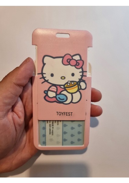 Hello Kitty Figür Anahtarlık Çanta Aksesuarı ve Kartlık 2 Si Bir Arada - Model 2 fırsatları