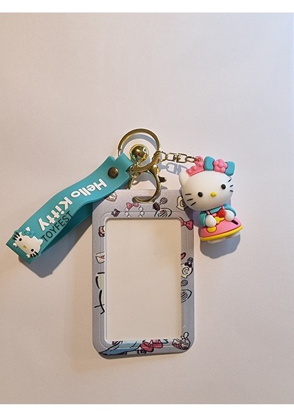 Hello Kitty Figür Anahtarlık Çanta Aksesuarı ve Kartlık 2 Si Bir Arada - Model 1 indirimleri