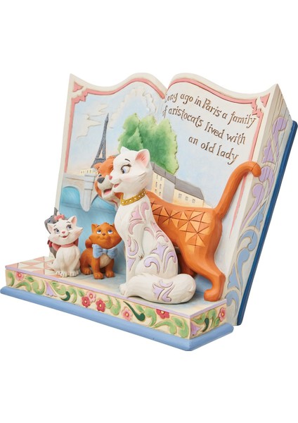 Paris'te Uzun Zaman Önce Aristocats Hikaye Kitabı Figür Biblo modelleri