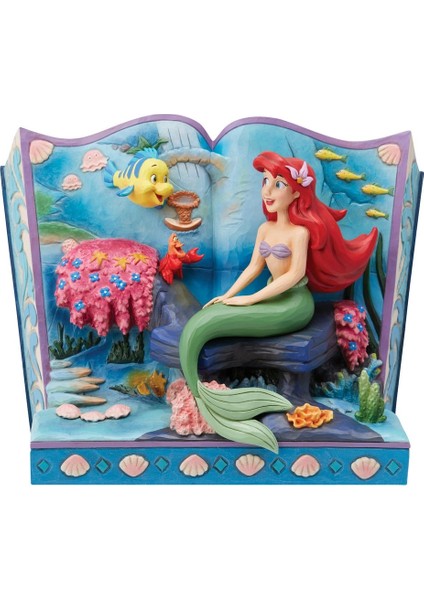 Küçük Deniz Kızı Ariel Hikaye Kitabı Figür Biblo
