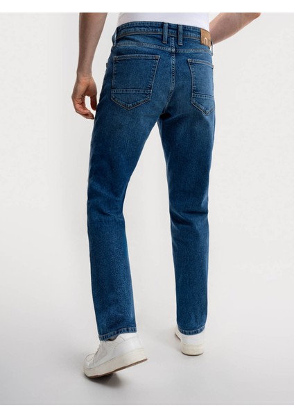 Erkek Jean Pantolon Mavi LF2036543