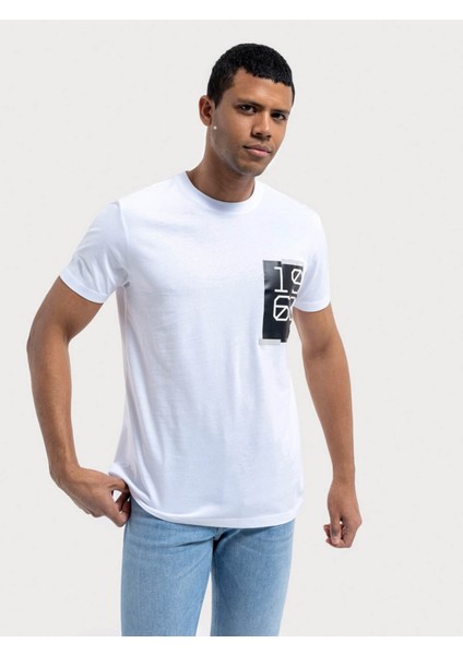Erkek T-Shirt Beyaz Lf2033887 fiyatları