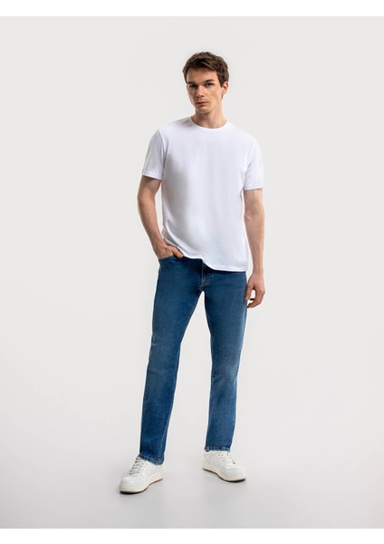 Erkek Jean Pantolon Mavi LF2036543 fiyatları