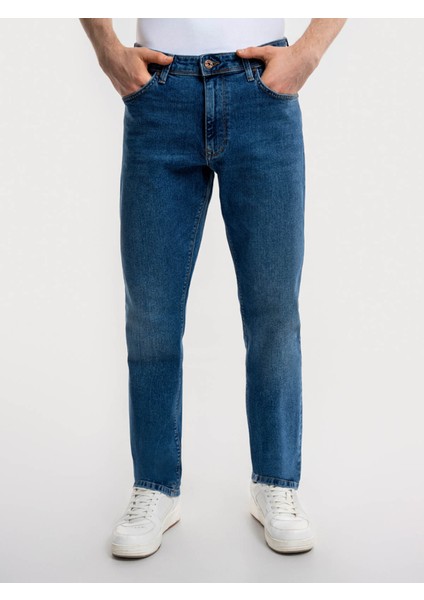 Erkek Jean Pantolon Mavi LF2036543 modelleri
