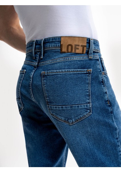 Erkek Jean Pantolon Mavi LF2036543 fırsatları
