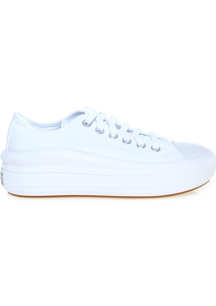Beyaz Kadın Kanvas Lifestyle Ayakkabı 570257C Beden: 37