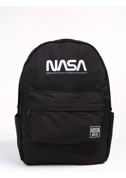 Siyah Erkek Çocuk 32X46X14 cm Sırt Çantası Nasa