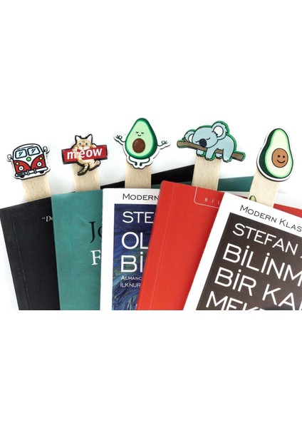 Palto Tasarım Gökkuşağı Çubuk Kitap Ayracı